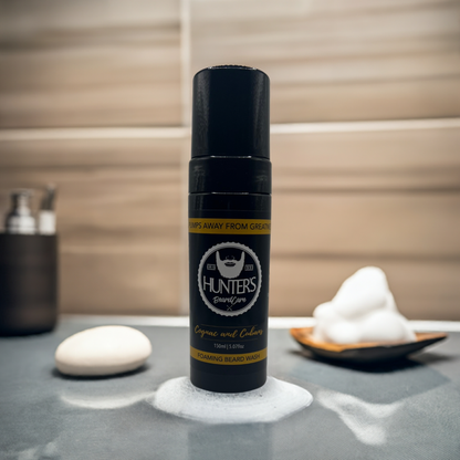 Cognac & Cuban Foaming Beard Wash